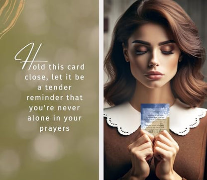 Footprints in The Sand Card - Magnetic Footprints in The Sand Bookmark - Inspirational Footprints Card and Bookmark Set for Bible Study, Book, Journal - 6 Items Total