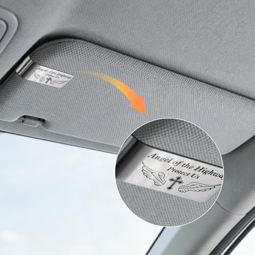 Guardian Angel Car Visor Clip, Christian Visor Clip for Men Women - color: Sliver16