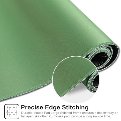 XXL Gaming Mouse Pad 35.4x15.7 Professional Large Mouse Pad & Computer Game Mouse Mat-90x40 Olivegreenus - color: Olivegreenus, size: 35.4L x 15.7W inches