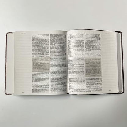 ESV Journaling Study Bible | Personalized with Name | Custom Design Hand Lettered and Laser Engraved | Gift for Birthday, Baptism, Graduation, Wedding...