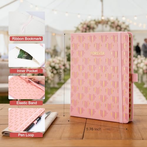 Comix Pretty Lined Journal for Women, 192 Pages, 100GSM Paper, 5.5" x 8.3" - color: Blush