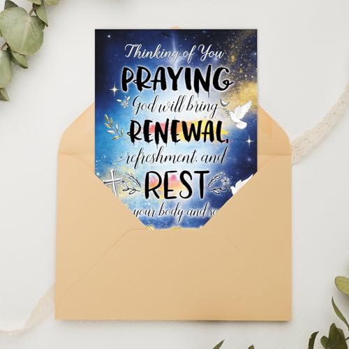 FANCYLUCKY Christian Get Well Soon Card for Women Men - style: FY-379