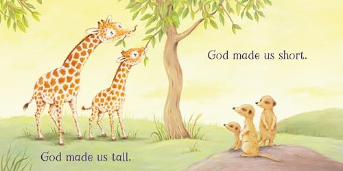 God Made Us – Christian Board Book for Kids | Faith-Based Story Celebrating God’s Love, Individuality & Creation | Touching Bedtime Story Picture Book for Toddlers | Baby & Baptism Gift