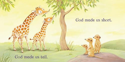 God Made Us – Christian Board Book for Kids | Faith-Based Story Celebrating God’s Love, Individuality & Creation | Touching Bedtime Story Picture Book for Toddlers | Baby & Baptism Gift