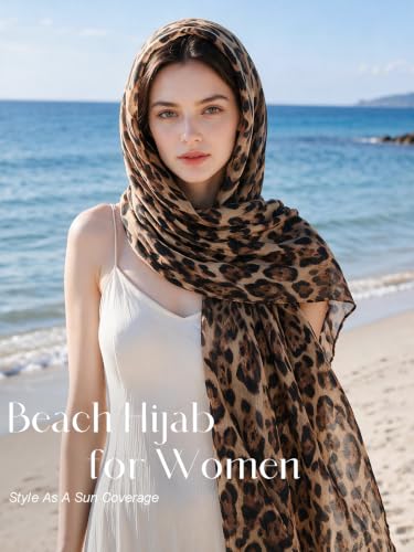 vimate Lightweight Scarf for Women Fashion Head Cover Hijab Cotton Voile Scarf Shawl Wrap for Spring Fall Winter Season - color: M1#.style 30