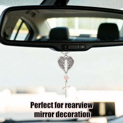 Cross Rear View Mirror Charm