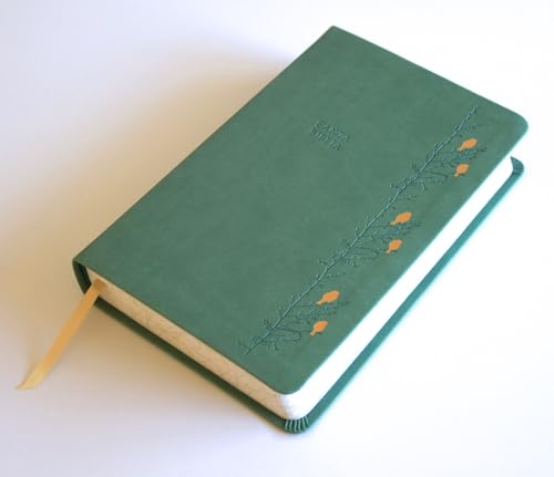 Biblia RVR 1960 Letra gigante símil piel verde con pájaros (Edición cantos pintados) / Spanish Bible RVR 1960 Giant Print Handy Size Leathersoft Green (Spanish Edition)