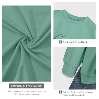 Christian Sweatshirt for Women Faith Can Move Mountains Graphic Shirts - color: Light Green, size: Medium