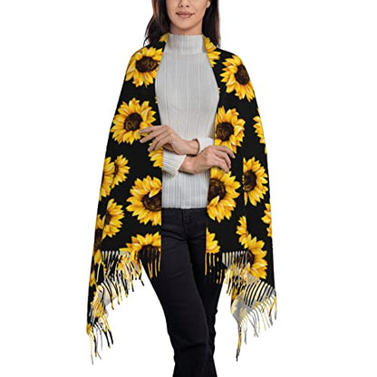 Prayer Shawls and Wraps for Women, Jesus Christian Gifts Bible Scarf Super Soft Fashion Shawl With Tassel - color: Black9