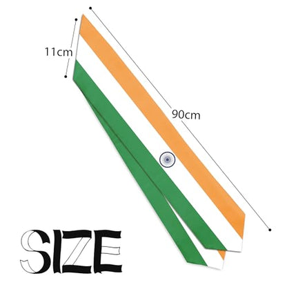 Graduation Satin Sash Scarf 72" Stole - color: India Flag