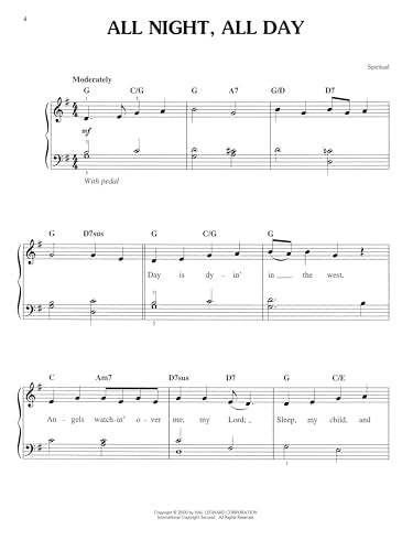 Christian Songs for Children: Easy Piano | Piano Keyboard Songbook with Vocal Melody, Chord Names and Lyrics | 35 Christian Children's Songs for Sunday School, Family Gatherings and Worship