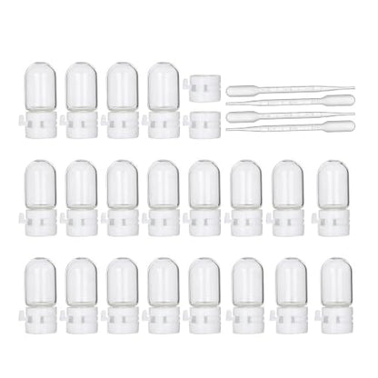 2ml 0.068 fl oz Essential Oil Samples Bottles, 20 Pack, Clear