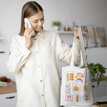 Chicimln Teacher Appreciation Gifts Tote Bag, Kindergarten Preschool Teacher Gifts Canvas Tote Bags - color: Teacher Gift 02