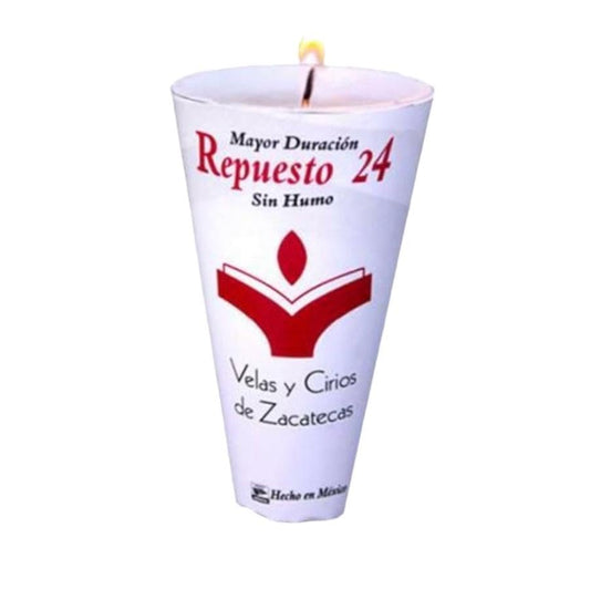 Replacement Candle 24, Classic, Long Duration, Box with 40 Pieces