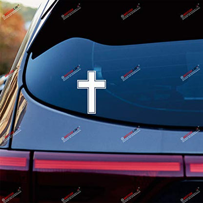 Jesus Cross Car Sticker Decal Vinyl Christian Symbol God Christ