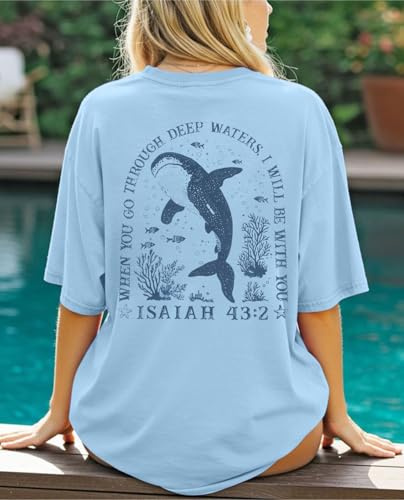 ASTANFY Oversized Tshirts for Women: Deserve Day Shirt Funny Skeleton Shirts Casual Oversized Graphic Tees Tops - color: Blue2, size: Small