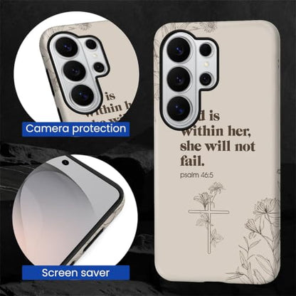 Compatible with Samsung Galaxy S26 Ultra Full Body Matte Case Hard Shell Shockproof Screen Lens Protection for Girl Boy Cute Pattern Christian Bible Verse Religious Scripture Jesus - color: Christian Bible Verse Religious Scripture Jesus, size: Samsung Ga