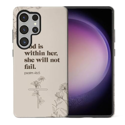 Compatible with Samsung Galaxy S25 Ultra Full Body Matte Case Hard Shell Shockproof Screen Lens Protection for Girl Boy Cute Pattern Christian Bible Verse Religious Scripture Jesus - color: Christian Bible Verse Religious Scripture Jesus, size: Samsung Ga