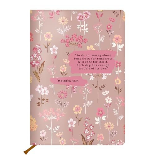 Christian Leather Lined Journal 200 Pages A5 Ruled Notebooks - color: Multi 1563