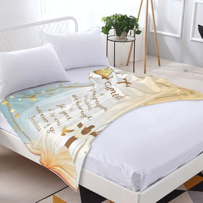 Confirmation Gifts Blanket 60"x50" Christian Gift for Girls/Boys - color: Confirmation