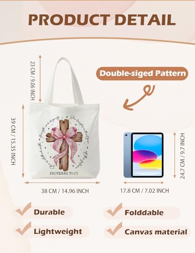 Bible Bags for Women, Christian Tote Bag, Gifts for Christian Women - color: Proverbs 31