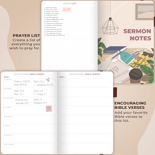 Clever Fox Bible Study Journal, Guide, Supplies for Women 7x10 Rose Gold - color: Rose Gold, size: Smaller than A4 (7" x 10")