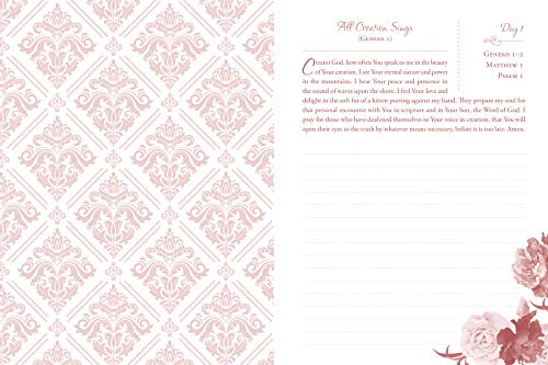 Pray Through the Bible in a Year Journal: A Daily Devotional and Reading Plan