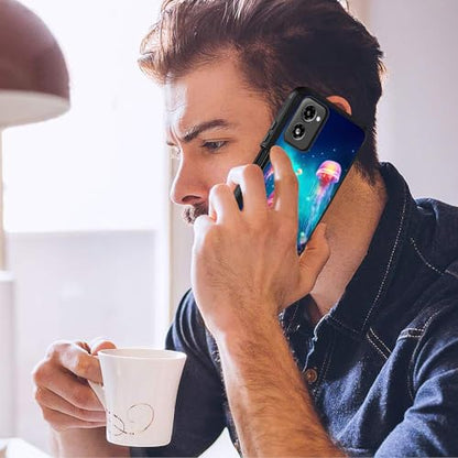 Designed for Moto G Power 5G 2024 Case, Military Grade Heavy Duty 3-Layer Shockproof Full-Body Protective Cover for Motorola Moto G Power 5G 2024, Jellyfish - color: Jellyfish