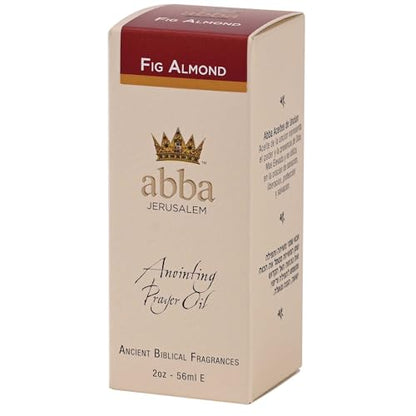 Dicksons Abba Jerusalem Anointing Prayer Oil, Scented Biblical Oil for Prayer, Worship, Home Devotion and Blessing 2 Ounce Favor and Abundance Fig Almond
