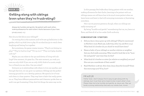 What Would Jesus Do? A Family Devotional for Preteens and Parents: Conversation Starters on Life, Love, and Faith