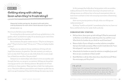 What Would Jesus Do? A Family Devotional for Preteens and Parents: Conversation Starters on Life, Love, and Faith