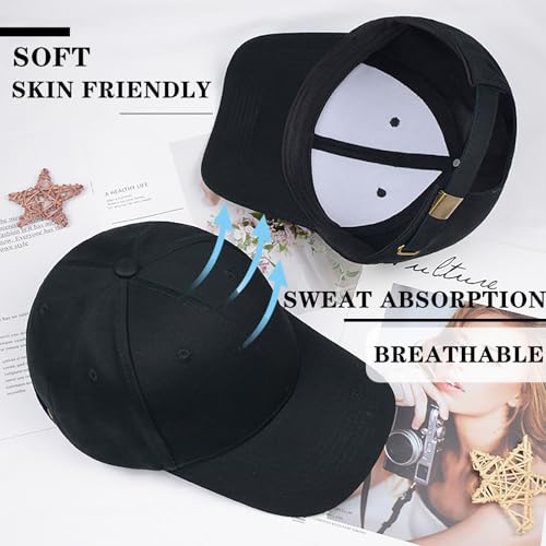 Baseball Cap Snapback Hats for Men Black Baseball Hat Cotton Trucker Dad Hat for Men - color: Share Love