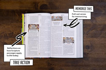 The NIV Action Study Bible, Hardcover, Full Color (Action Bible Series)