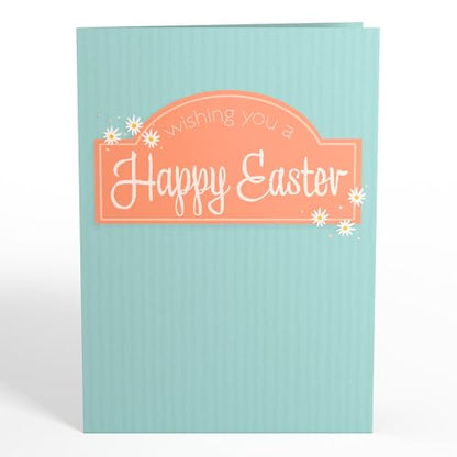 Lovepop Happy Easter Lambs Pop-Up Card with Notecard & Envelope, 5x7 - color: Happy Easter Lambs