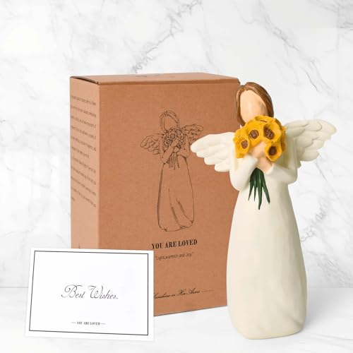 Sunflower Gifts for Women, Get Well Gifts, Sunflowers Guardian Angel - color: Sunflower