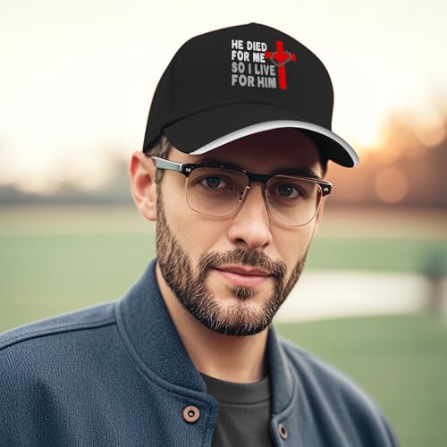 Jesus Hat for Men, Snapback Christian Hats for Women, Outdoor Religious Cap Adjustable Christian Baseball Caps - color: Jesus Christian Faith Cross1