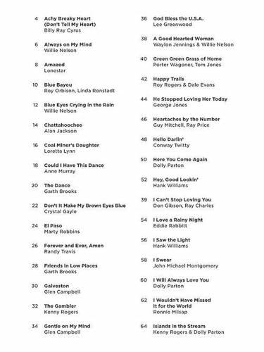 Country Super Easy Songbook | 60 Classic Country Hits for Piano Simple Arrangement | Easy Piano Sheet Music with Right-Hand Melodies and Chord Diagrams | Beginner Friendly Country Music Songbook