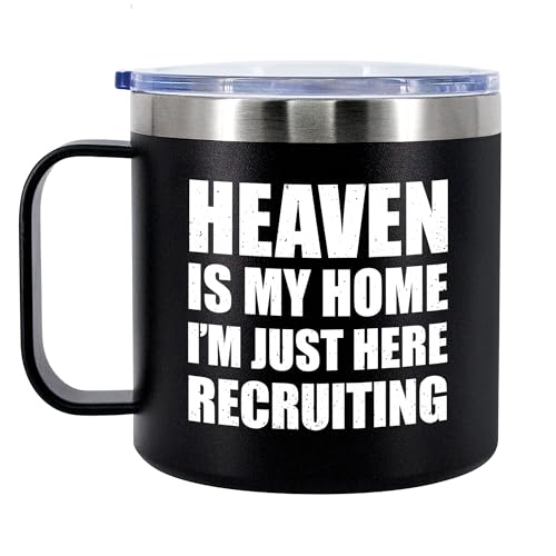Panvola Heaven Is My Home Pastor Mug 14oz Black