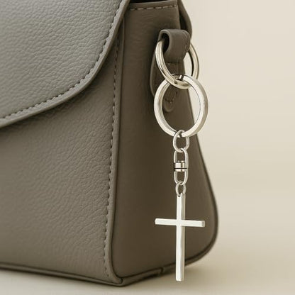 Cross Keychain – Cool Keychains Gifts for Christian, Baptism, Holidays, Keychains for Car Keys - color: Cross12