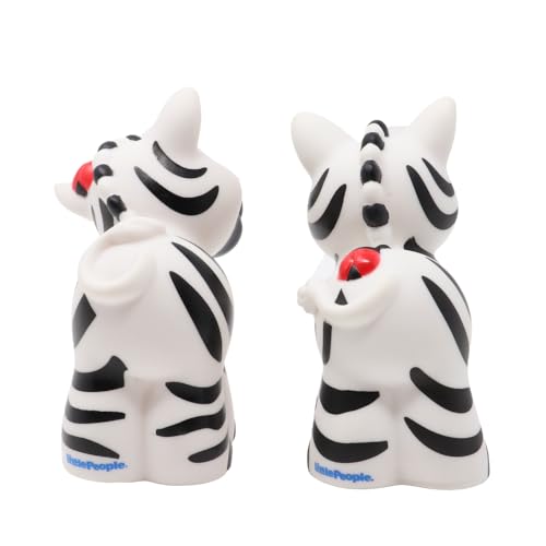 Fisher-Price Replacement Parts Little People Noah's Ark Playset BMM06 - DKV74 - Replacement Pair of Male and Female Zebras and Ladybugs