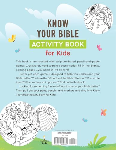 Know Your Bible Activity Book for Kids