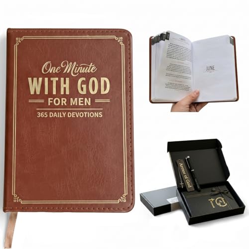 One Minute with God for Men 365 Days Daily Devotional Prayer Journal