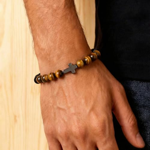 Cross Bracelet Gifts for Boys Girls, Baptism Communion Confirmation Birthday Christmas Valentines Graduation Gifts for Son Grandson Nephew Brother Niece - color: First Communion