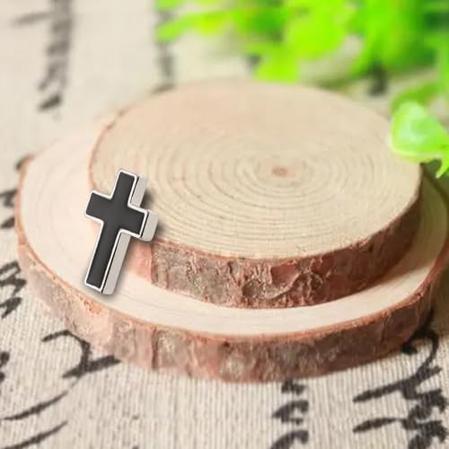 Tie Pins for Men,Lapel Pin for Men,Cross Pin,Jesus Fish Brooch,Cartoon Fish Pin Christian Jewelry Lapel Pin for Religious Lapel Pin Gift