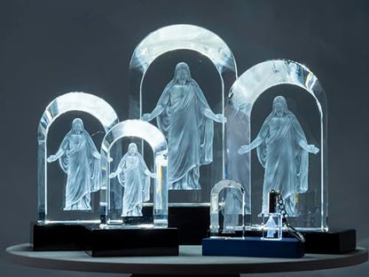3D Laser Engraved Statue & LED Lighted Base - size: Small