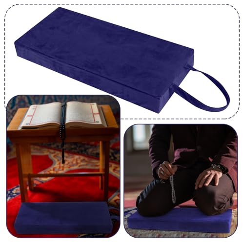 Colingmill Personal Prayer Kneeler Pad 18 3/4 Inch Christian Kneeler Pillow - color: Navy Blue