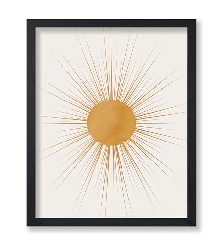 Monem Art Sun Print - Abstract Sun Art - 8x10 Unframed Wall Art Print - Boho Decor Poster - Gift for Home, Office, Living Room, Kids Room - Nursery Wall Decor - color: Style-06, size: 8"L x 10"W