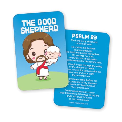 Logos Trading Post Psalm 23 Wallet Scripture Cards, Pack of 24 - color: Children