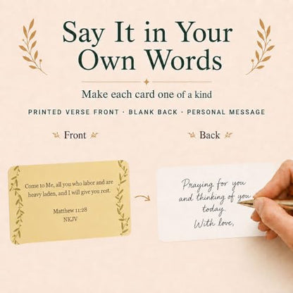 80 Unique Bible Verse Cards - Mini Scripture Cards for Women - color: Boho