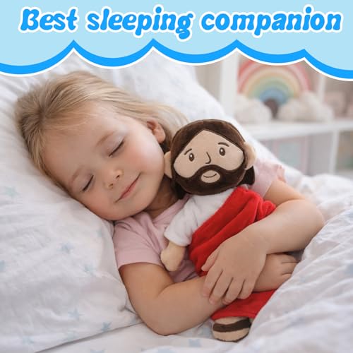 Yelakey Jesus Plush Doll, 11.8" Stuffed Plushie Religious Toy for Kids - color: 7inch/Red